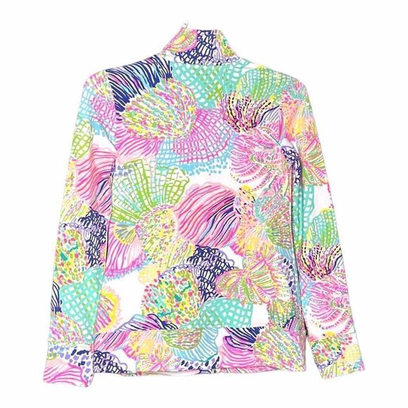 Lilly Pulitzer Reagan Zip-Up Jacket Seashell Print - Size XS - Picture 5 of 10